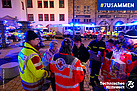 Übergabe der Spenden auf dem Marktplatz Chemnitz